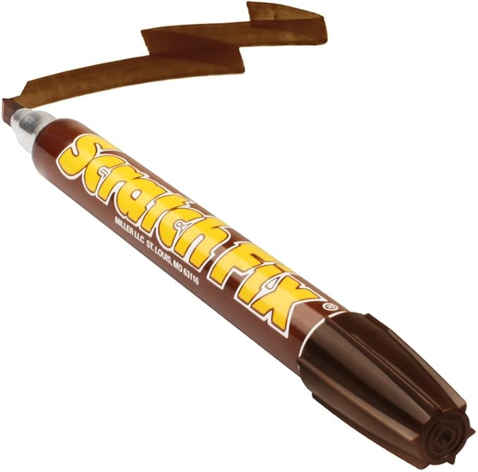 Miller SF1202 Wood Stain Scratch Fix Pen / Wood Repair Marker - Dark Brown Wood