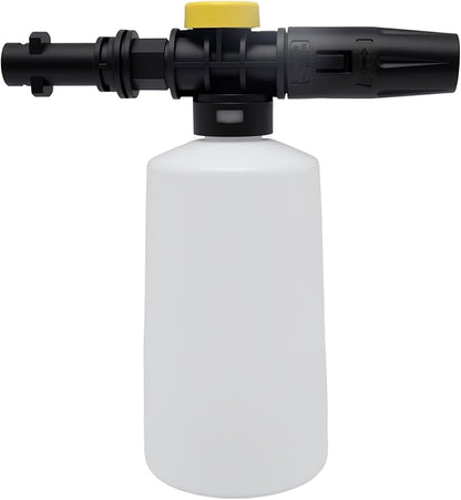 FJ6 Foam Cannon, Compatible with Kar-Cher K1-K7 Pressure Washers, 700ml Tank, Adjustable Spray Nozzle, for Cars, RVs, Garden Furniture, Patios
