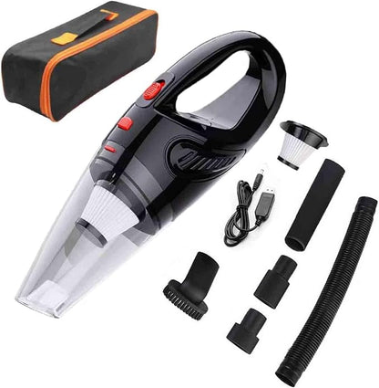 Oryzom Handheld Vacuum,Ultra-Powerful Cordless Handheld Vacuum, Portable Wet & Dry Cleaning, LED Light, Fast Charging, Lightweight & Low Noise, Compact Vacuum for Car and Home Use