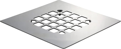 Danco 11034 Square Snap-in Shower Drain Cover in Chrome