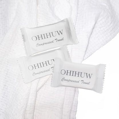 ohihuw Disposable Towel Thicker Style Magic Compressed Towel Large Size Coin Tissue Portable Washcloth Reusable for Travel Camping Hiking Outdoor Sports Beauty Salon
