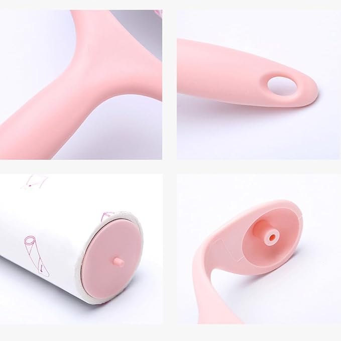 Lint Roller, 9 Refills 540 Sheets,Super Sticky Pet Hair Remover Kit, YQMAJIM Adhesive Lint Brush for Clothes,Carpet,Car Seats,Dust,Dogs,Cats