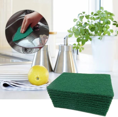 10-Pack Heavy Duty Non-Scratch Scouring Pads 5.90X3.93 Inch Durable Kitchen Scrub Sponges for Pots Pans Stove Top Dish Washing Cleaning Pads