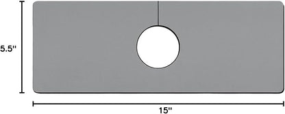 Kitchen Sink Splash Guard Faucet Mat -1 PC Super Absorbent Fast Drying Mat Sink Gadgets-Splash Guard Behind Faucet Drip Catcher for Kitchen(15" X 5.5" )