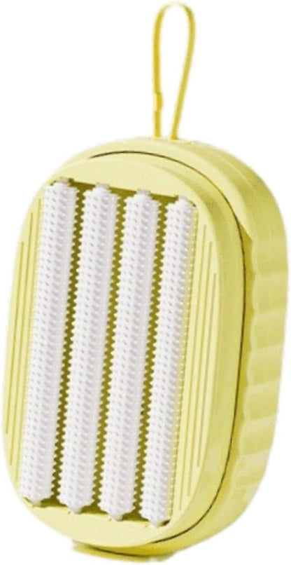 predolo Soap Dispenser Brush for Cleaning Tiles and Sinks, Yellow