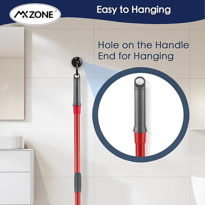 Spin Mop Handle Replacement Compatible with O Cedar Spin Mop and Bucket, 4-Section 29" to 56" Rotatable Mop Replace Handle, Mop Stick for Floor Cleaning (Mop Head & Base not Include)