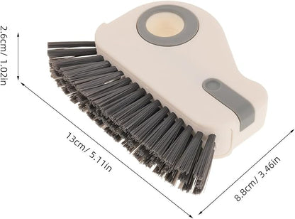 2PCS Window Groove Cleaner Brush - Window Sill Track Cleaning Tool for Sliding Door Tracks and Glass Door Grooves - Home Bathroom Kitchen Use