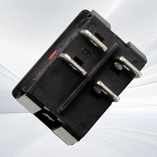8 Amps 4 Pin On/Off Rocker Switch for Shop Vac Wet Dry Vacuum Cleaner, On Off Vacuum Switch for Shop Vac Replacement Switch