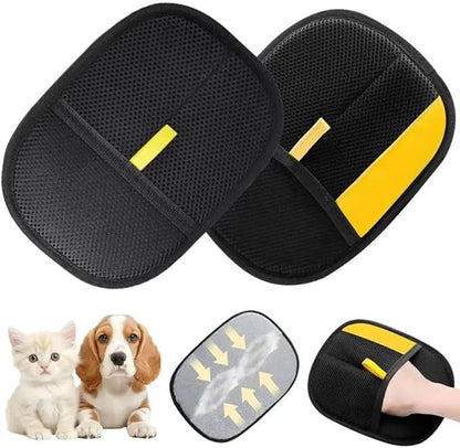2 Pack Pet Hair Remover Gloves for Furniture & Clothes – Reusable Lint Remover Mitt for Dog & Cat Fur – Easy Clean Fur Remover for Couch, Carpet, Car Seats