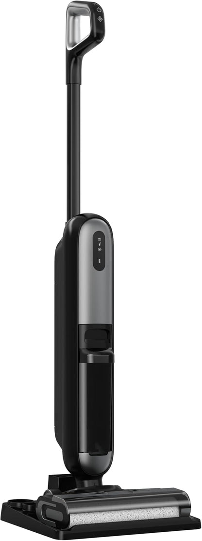 Wet Dry Vacuum Cleaner, Cordless Floor Washer, Vacuum and Mop All in One with Auto Self-Cleaning, Dual Water Tank & Tangle-Free Brush Design, Dual-Edge Cleaning, Up to 35-Minute Runtime