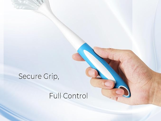 Dish Brush with Handle, Firm & Stiff Bristles Dish Scrubber for Pots, Pans & Sink Cleaning, 20 Bulk Pack
