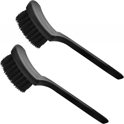 Carpet Brushes for Cleaning, Tire Cleaning Brush, Cleaning Brush for Car Interior and Home, Simple and Practical (2, Black)