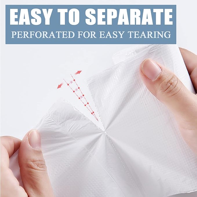 Beneval 4 Gallon Small Trash Bags, 250 Count, Unscented, Transparent, Durable, Ideal for Bathroom, Kitchen, Office, Bedroom