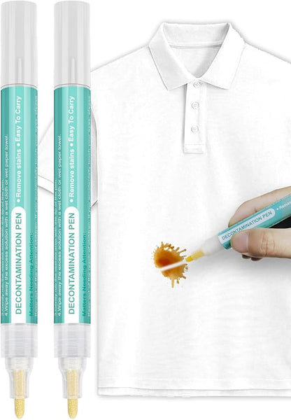 Stain Remover Cleaner Oil Stain Pen Brush Wipe Fabric Cloth Stain Remover Household Clothing Tools Laundry Portable Water-Free Strong Stain Remover Pen