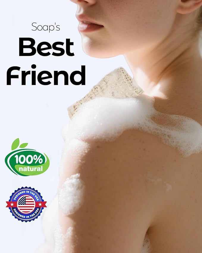 100 Pcs Soap Bags with Drawstring, 5.3'' x 3.7'' Natural Soap Savers for Bar Soap Exfoliating Sisal Mesh Soap Bags for Soap Bars, Scrubbing & Massaging Shower Pouches for Men & Women