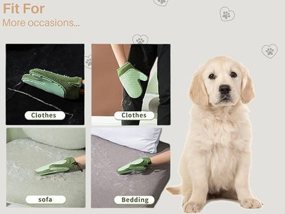 Dog Grooming Kit 9pcs Dog Brush for Shedding- Self-Cleaning Slicker Brush,Grooming Glove,Cat Comb,Pet Toothbrush,Towel & Travel Bag – Ideal for Long & Short Hair Pets