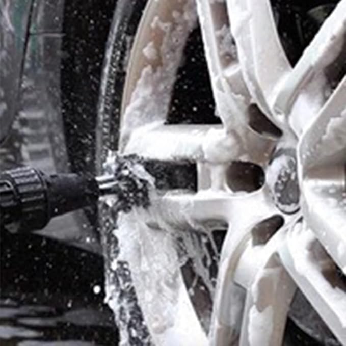 Vehicle Wash Tools Wheel Tire for Detailing Cleaning Brush Water-Powered Brush Multipurpose Cleaning Tools Motorcycle Bicycle Car Interior Exterior Cleaning Brush Kit
