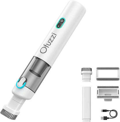 Ofuzzi H8 Apex Car Vacuum Cleaner, Portable Handheld Vacuum Cleaner with 12000Pa High Power, Ultra-Lightweight 1.2lbs, USB-C Fast Charging, Mini Car Vacuum for Car, Home, Pet Hair,
