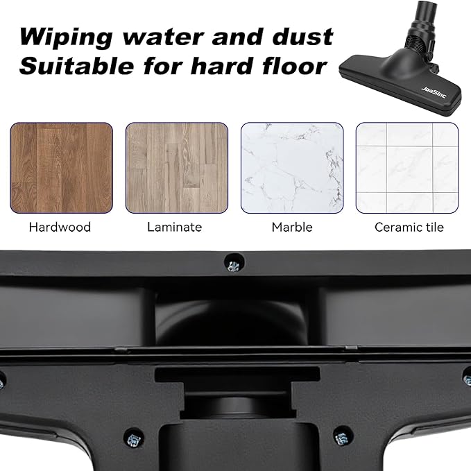 1 1/4" 32mm Vacuum Floor Brush Head Replacement Compatible with Shop Vac Univesal Vacuum Cleaner Brush Head Attachment Kit Tool for Wet Floor,Tile,Carpet