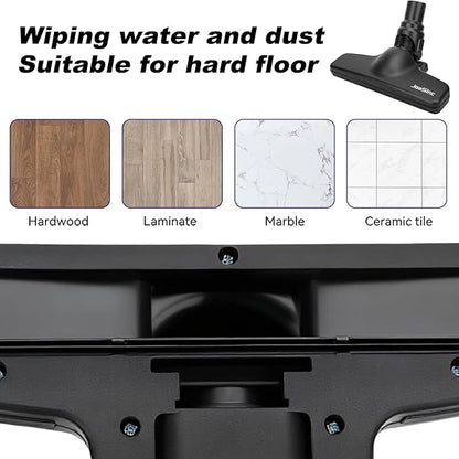 1 1/4" 32mm Vacuum Floor Brush Head Replacement Compatible with Shop Vac Univesal Vacuum Cleaner Brush Head Attachment Kit Tool for Wet Floor,Tile,Carpet