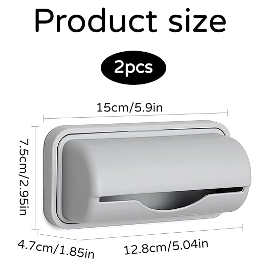 2 Pcs Small Bin Liner Kit,Trash Bag Dispenser for Bottom of Can,Trash Can Liner Dispenser,Trash Can Bag Dispenser,Small Trash Bag Dispenser,Fine Liner Trash Bags,for Kitchen Bathroom Toilet