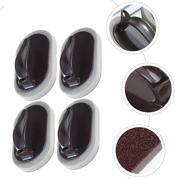 5pcs Nano Carborundum Sponge for Kitchen Cleaning Innovative Sponges Handle for Pot and Utensil Cleaning and Easy to Use