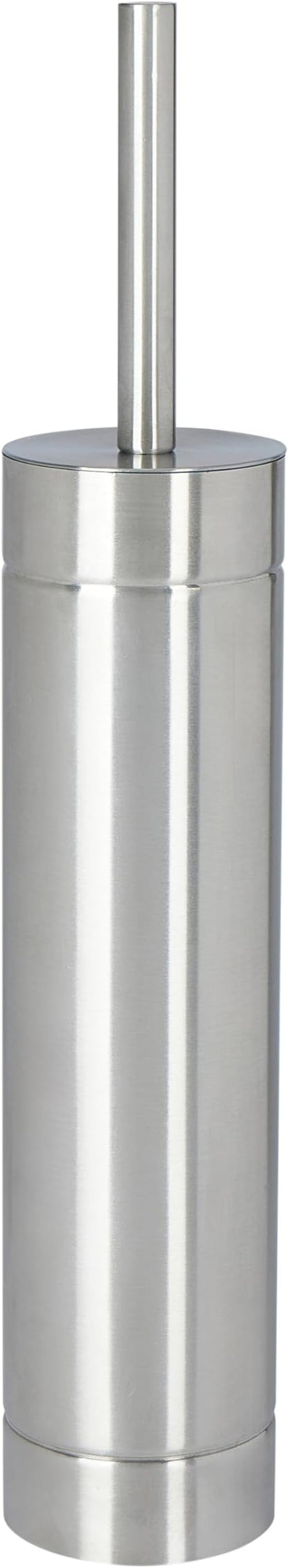 Bath Bliss Toilet Brush with Weighted Base | Slender Design | 360 Degree Brush | Bathroom Cleaning | Stainless Steel