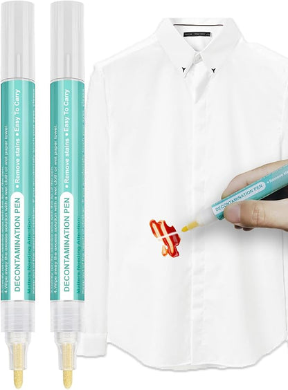 Portable Clothes Stain Removal Pen Stick Grease Stain Erase Scouring Textiles Decontamination