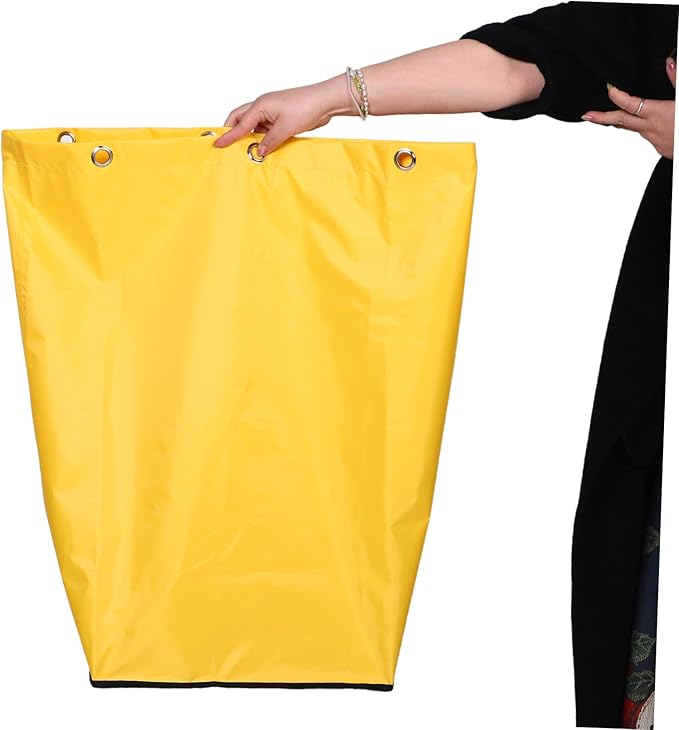 Heavy Duty Cleaning Cart Bag for Janitorial Services Oxford Cloth Replacement Tote for Housekeeping Hotels and Offices Versatile and Easy Maintenance
