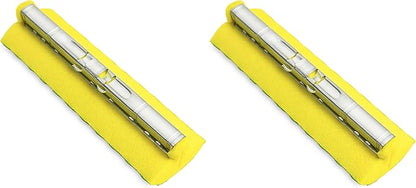 Libman Roller Mop Refill, Pack of 2 | Nitty Gritty | Yellow | Silver | Model 2011