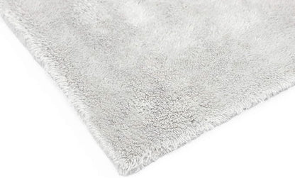 The Rag Company - Eagle Edgeless 500 (4-Pack) Professional Korean 70/30 Blend Super Plush Microfiber Detailing Towels, 500GSM, 16in x 16in, Ice Grey