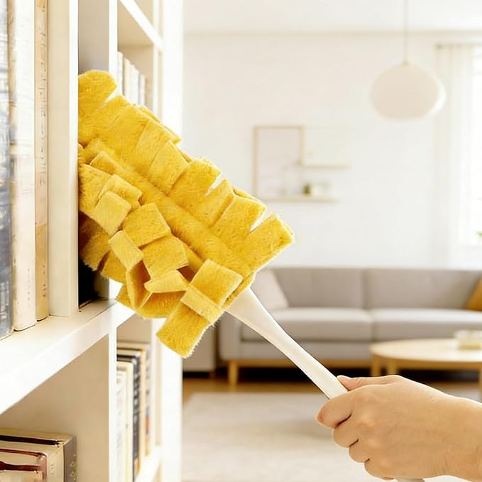 2026 New 360° Electrostatic Duster Refills, Washable Reusable Microfiber Fleece Pads for Home & Pet Hair Blinds, Car, Furniture, Fans Cleaning(4 Colors)