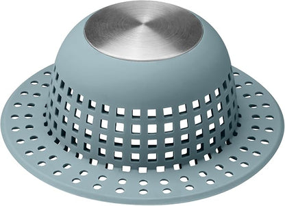 Aluvor Shower Drain Hair Catcher Bathtub Drain Cover Shower Protector for Pop-Up & Regular Drains