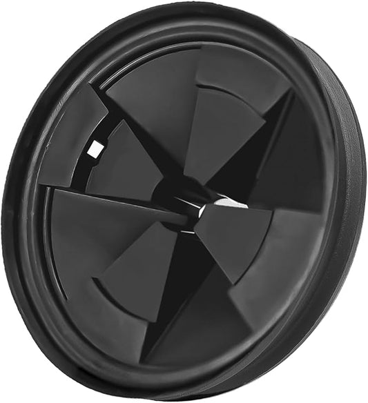 3 3/8" Garbage Disposal Sink Baffle QCB-AM Splash Guard for Insinkerator, Garbage Disposal Quiet Cover Splash Guard Replacement for InSinkErator Evolution Series(Black)