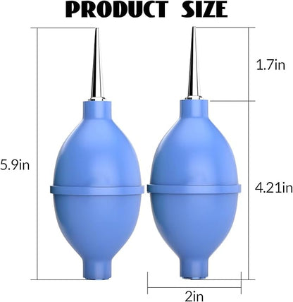 Air Duster, Large Dust Ball Hair Dryer Manual Silicone Blow Pump Cleaning Tool Coffee Grinder, Camera, Keyboard, Watch Dust Removal Tool Coffee Cleaning Tool (Green)