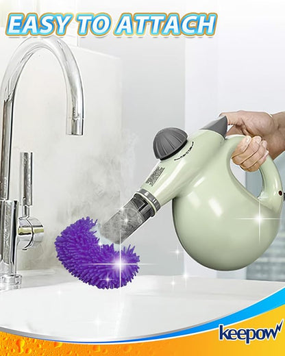 Handheld Steam Cleaner Pads Cloth Steamer Attachments Steam Mop Accessories Compatible with Bissell Steam Shot/Wagner Spraytech/McCulloch/PurSteam Universal Reusable Washable Steam Pad Clothes Cover