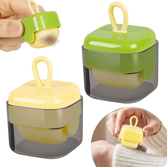 2 Pieces Portable Mini Lint Rollers for Dog Cat Hair, Washable Hair Remover for Cleaning Various Dust and Debris, Sticky Roller Reusable Lint Remover for Travel, Eco-Friendly Compact Design