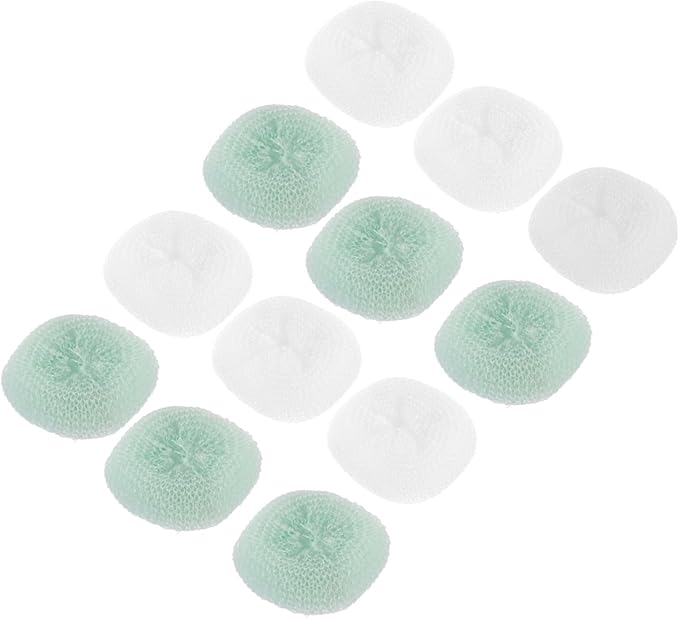 12pcs Kitchen Scrubbers Ball Dawn Dish Detergent Safe High Performance Cleaning Balls for Cookware Random Color