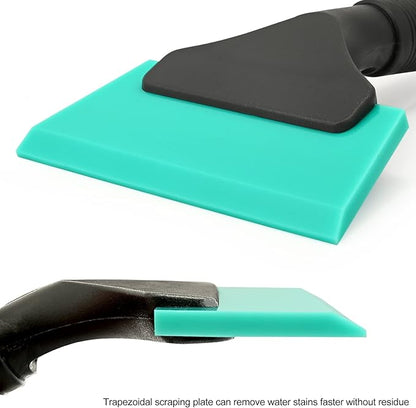 EHDIS Small Squeegee 5 inch Rubber Window Tint Windshield Scraper for Car,Glass, Mirror, Shower, Door,Bathroom Cleaning (Light Blue)
