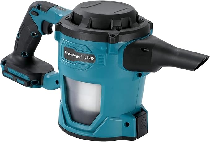 Heimerdinger Cordless Shop Vacuum Compatible with Makita 18V LXT Batteries, 85kPa 500W Handheld Wet Dry Vac with 1L Dust Cup, HEPA Filter, Crevice Brush and Floor Nozzle, Tool Only