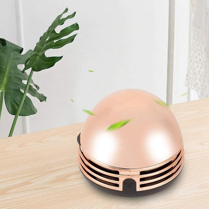 Cyrank Desktop Vacuum Cleaner, Mini Table Dust Sweeper Cordless Tabletop Crumb Sweeper Portable Table Dust Vaccum Cleaner Ladybug Dust Sweeper Desk Cleaner for Cleaning Dust Crumbs Piano Computer Car