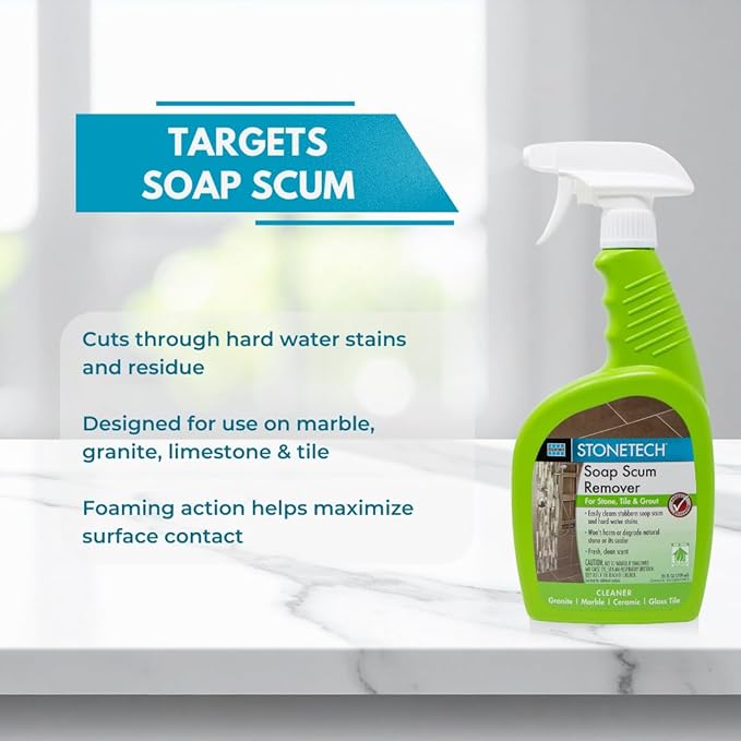 StoneTech Soap Scum Remover, 24OZ (709ML) Spray Bottle