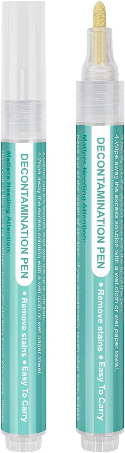 Portable Decontamination Pen Oil Stain Brush Rub Wipe Fabric Cloth Remover Laundry Liquid Powerful No Water Handheld Rub