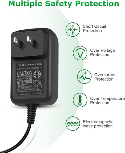 Replacement Charger for Shark SV75_N Series SV75N SV75Z XA75N SV75C SV75SP XB75N Pet Perfect Cordless Hand Vacuum Shark Euro-Pro SV736 SV736R SV736N Cordless 15.6V Lightweight Hand Vacuum Charger Cord