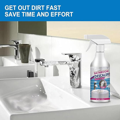 Bathroom Descaler Cleaner, Powerful Stubborn Stains Cleaner, All-Purpose Bathroom Descaler Foam Spray for Bathroom Toilet Bath Shower Glass Cleaner (1, 3pc)