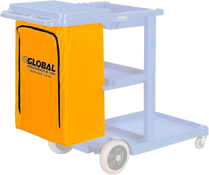 Global Industrial Replacement Vinyl Bag for Janitorial Cart