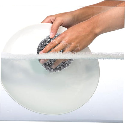 6pcs Pot Scrubbers Heavy Duty Kitchen Cleaning Balls for Pots Pans and Dishes Efficient Grease and Dirt Removal for Tough Scrubbing Tasks