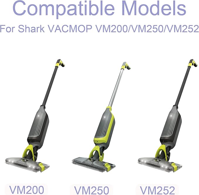 Disposable Hard Floor Pad Refills, Compatible with Shark VACMOP Pro VM252 VM251 VM250 VM200 QM250 VM190 VM200P12 VMP30 for use on All Sealed Floors （10 Pack）