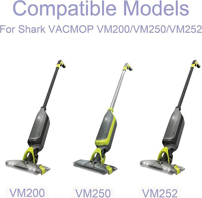 Disposable Hard Floor Pad Refills, Compatible with Shark VACMOP Pro VM252 VM251 VM250 VM200 QM250 VM190 VM200P12 VMP30 for use on All Sealed Floors （10 Pack）