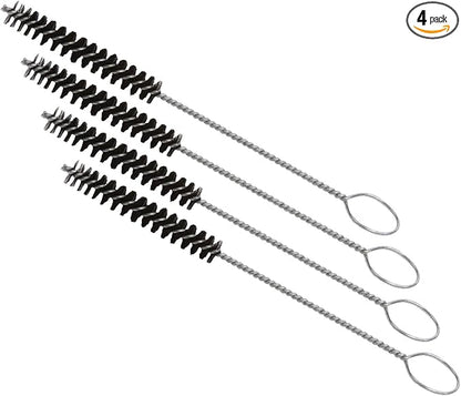 Forney 70485 Tube Brush, Nylon with Wire Loop Handle, 8-1/2-Inch-by-1/2-Inch (Pack of 4)